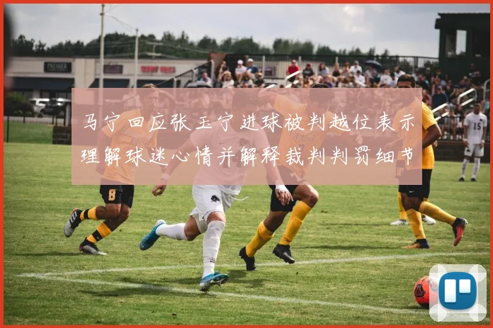 马宁回应张玉宁进球被判越位表示理解球迷心情并解释裁判判罚细节